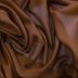 Tecido Crepe Chiffon Cor Marrom Toffee Pantone 18-1031TCX Toffee 