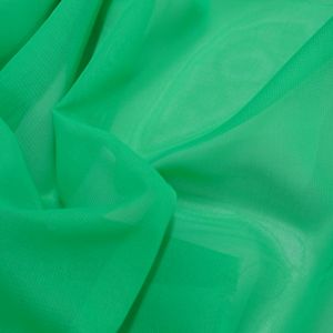 Tecido Crepe Chiffon Cor Verde Folha Neon 