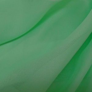 Tecido Crepe Chiffon Cor Verde Melão, Pantone: Summer Green  