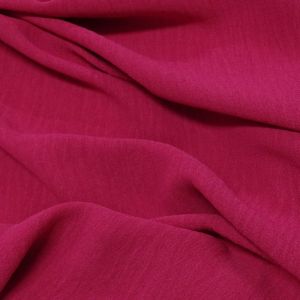 Tecido Crepe Duna Air Flow Tinto Cor Pink  Pantone: 18-1754 TCX Raspberry 