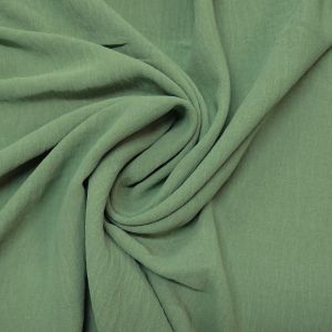 Tecido Crepe Duna Air Flow Tinto, Cor Verde Sálvia Pantone: 17-0230 TCX Forest Green