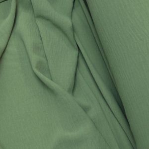 Tecido Crepe Duna Air Flow Tinto, Cor Verde Sálvia Pantone: 17-0230 TCX Forest Green