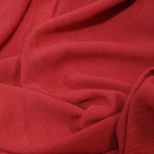 Tecido Crepe Duna Air Flow Tinto, Cor Vermelho Pantone 17-1654 TCX Poinsettia 