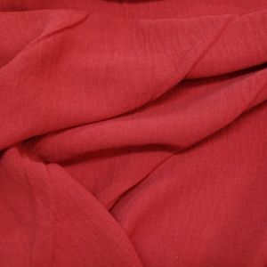 Tecido Crepe Duna Air Flow Tinto, Cor Vermelho Pantone 17-1654 TCX Poinsettia 