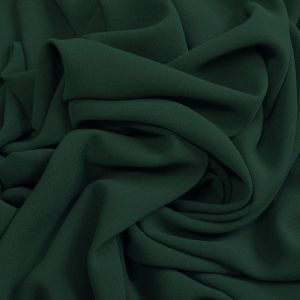 Tecido Crepe Georgete Cor Verde Floresta Escuro Pantone 19-5406 TCX Pine Grove