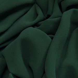 Tecido Crepe Georgete Cor Verde Floresta Escuro Pantone 19-5406 TCX Pine Grove