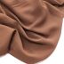 Tecido Crepe Georgete Premium Cor Marrom Chocolate Pantone 18-1222TCX Cocoa Brown 