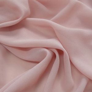 Tecido Crepe Georgete Premium Cor Rosê Claro Pantone 15-1607TCX Pale Mauve 