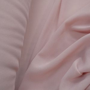 Tecido Crepe Georgete Premium Cor Rosê Claro Pantone 15-1607TCX Pale Mauve 