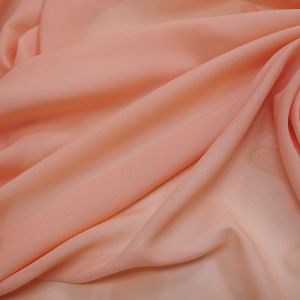 Tecido Crepe Hi Mult Chiffon Cor Pessego Pantone 14-1228TCX Peach Nectar 