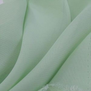 Fermacoda in chiffon verde menta