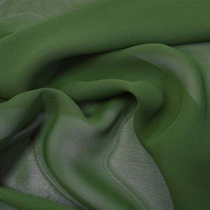 Tecido Crepe Hi Multi Chiffon Cor Verde Oliva , Pantone: 19-0419TCX 