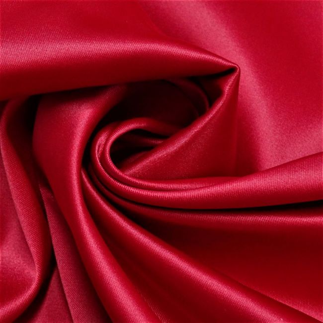 Tecido Crepe Prada Cor Vermelho Ferrari , Pantone: 18-1664 TCX 