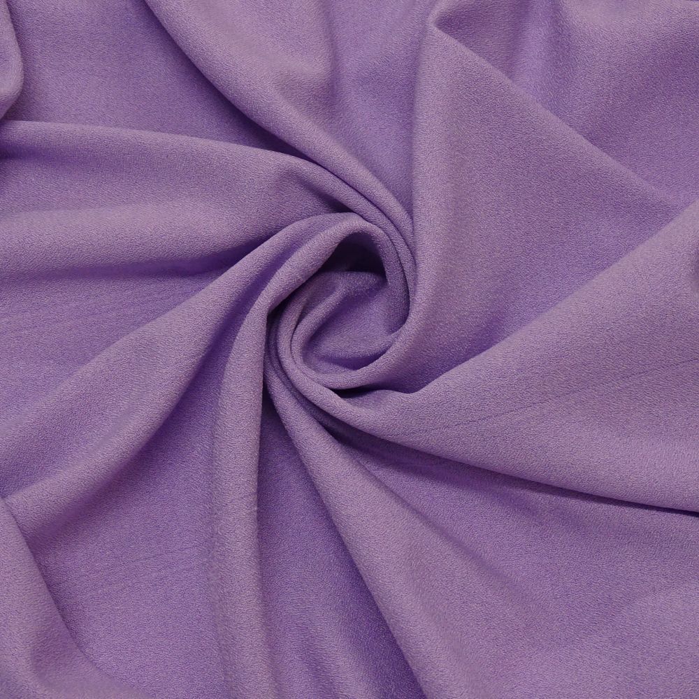 Tecido Crepe Toscana Span, Cor Lilás Lavanda, Pantone: 16-3521TCX Lupine   