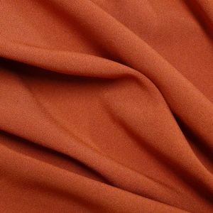 Tecido Crepe Toscana Span, Cor Terracota, Pantone: 18-1448 TCX Chili 