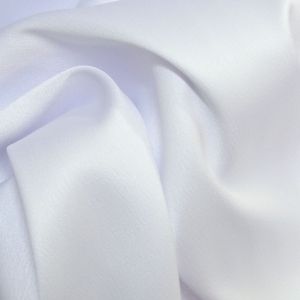 Tecido Poliéster Spandex Branco