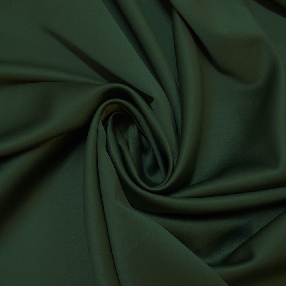 Tecido Crepe Vogue Span Premium Cor Verde Floresta, Pantone: 19-0315 TCX Black Forest 