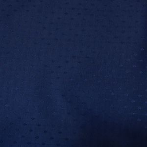 Tecido Jacquard De Alfaiataria Acetinado , Cor Azul Marinho 