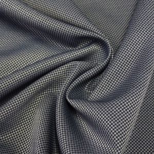 Tecido Jacquard De Alfaiataria Italiano Maquinetado Cor Cinza 