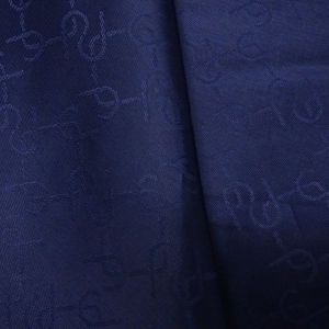 Tecido Jacquard De Alfaiataria Italiano Acetinado Azul 