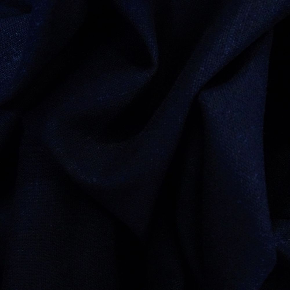 Tecido Linho Com Viscose Span Cor Azul Marinho Pantone Estate Blue Na Monalisa Tecidos