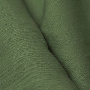 Tecido Linho Puro Pesado Cor Verde Oliva Claro PANTONE 14-0216 TCX LINT