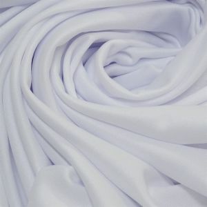 Tecido Malha Helanca Leve Para Forro Cor Branca, Pantone: White  