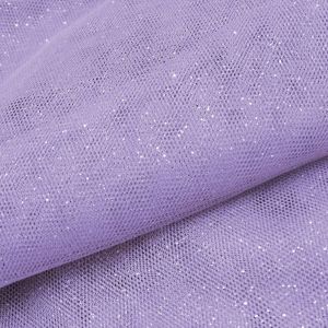 Tecido Microtule De Glitter Cor Lilás Claro Pantone: 16-3823 TCX VIOLET TULIP 