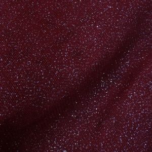 Tecido Microtule De Glitter Cor Marsala 