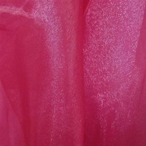 Tecido Organza Cristal Cor Vermelho Queimado 