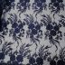 Tecido Renda Tule Bordada Cor Azul Twilight, Pantone: 19-3938TCX Twilight Blue 