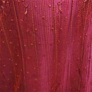 Tecido Renda Tule Bordada Cor Marsala, Pantone: 19-1656TCX  