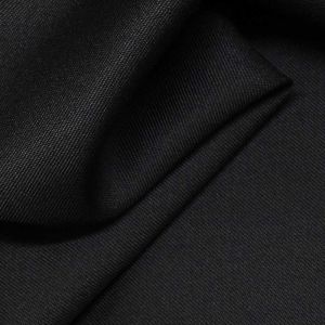 Tecido Gabardine Inglês Paramount Classic, Cor Preta 