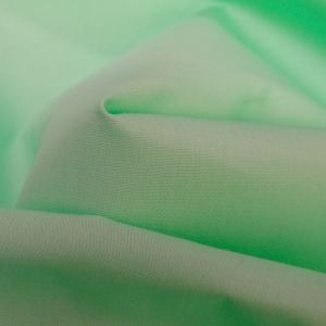 Tecido Tricoline Camisaria Fio 40 Cor Verde Neo Mint, Pantone: 13-0117 TCX Green Ash  