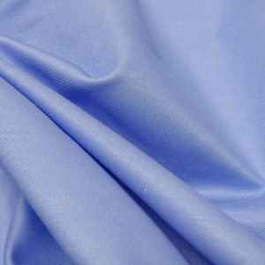 Tecido Tricoline Camisaria Fio Egipcio 400 Algodão Com Modal De Viscose Cor Azul Claro 