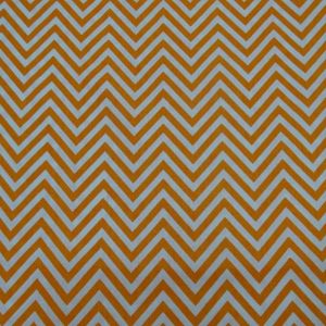 Tecido Tricoline Premium Chevron Laranja 