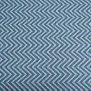 Tecido Tricoline Premium Chevron Tiffany 