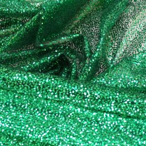 Tecido Tule Ilusion Com Glitter Cheio Cor Verde Bandeira 