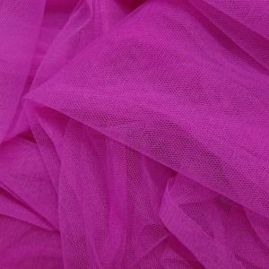 Tecido Tule Ilusion Premium Poliamida, Cor Fúcsia Rosada, Pantone: 17-2624 TCX Rose Violet  