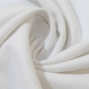 Tecido Viscolinho Branco Fibras Naturais de Viscose e Linho Cor Branca  , Pantone: White  