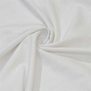 Tecido Viscolinho Branco Fibras Naturais de Viscose e Linho Cor Branca  , Pantone: White  