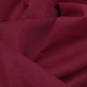 Tecido Viscolinho Fibras De Linho Com Viscose Cor  Marsala Pantone: 19-1930TCX Pomegranate