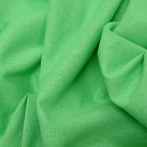 Tecido Viscolinho, Fibras de Viscose e Linho, Cor Verde Claro, Pantone: 13-0117 TCX Green Ash 