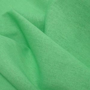 Tecido Viscolinho, Fibras de Viscose e Linho, Cor Verde Claro, Pantone: 13-0117 TCX Green Ash 