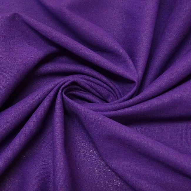 Tecido Viscolinho Fibras Naturais de Viscose e Linho Cor Violeta, Pantone: 19-3536 TCX Amaranth Purple