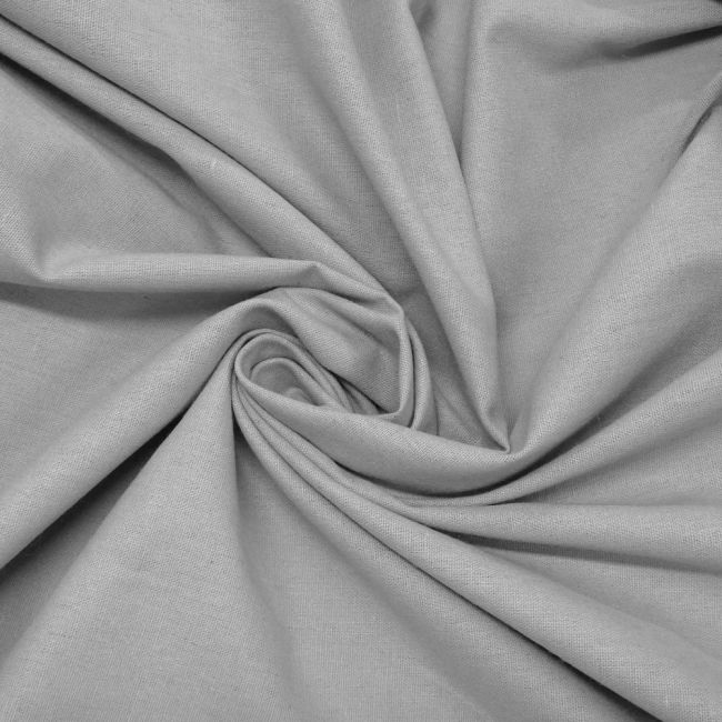 Tecido Viscolinho Viscose Com Linho Cor Cinza Claro PANTONE: 17-5104 Ultimate Gray 