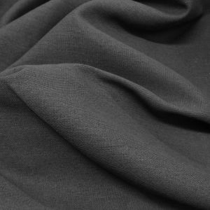 Tecido Viscolinho Viscose Com Linho Cor Cinza Pantone: 19-4220 TCX Dark Slate 