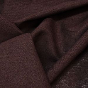 Tecido Viscolinho Viscose Com Linho Cor Marrom Chocolate Pantone: 19-1012TCX French Roast 