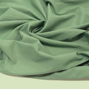 Tecido Viscolinho Viscose Com Linho Cor Verde Menta Escuro Pantone: 16-6216TCX Basil 