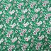 Tecido Viscose Estampa Floral Liberty, Fundo Cor Verde Mini Floral Branco 